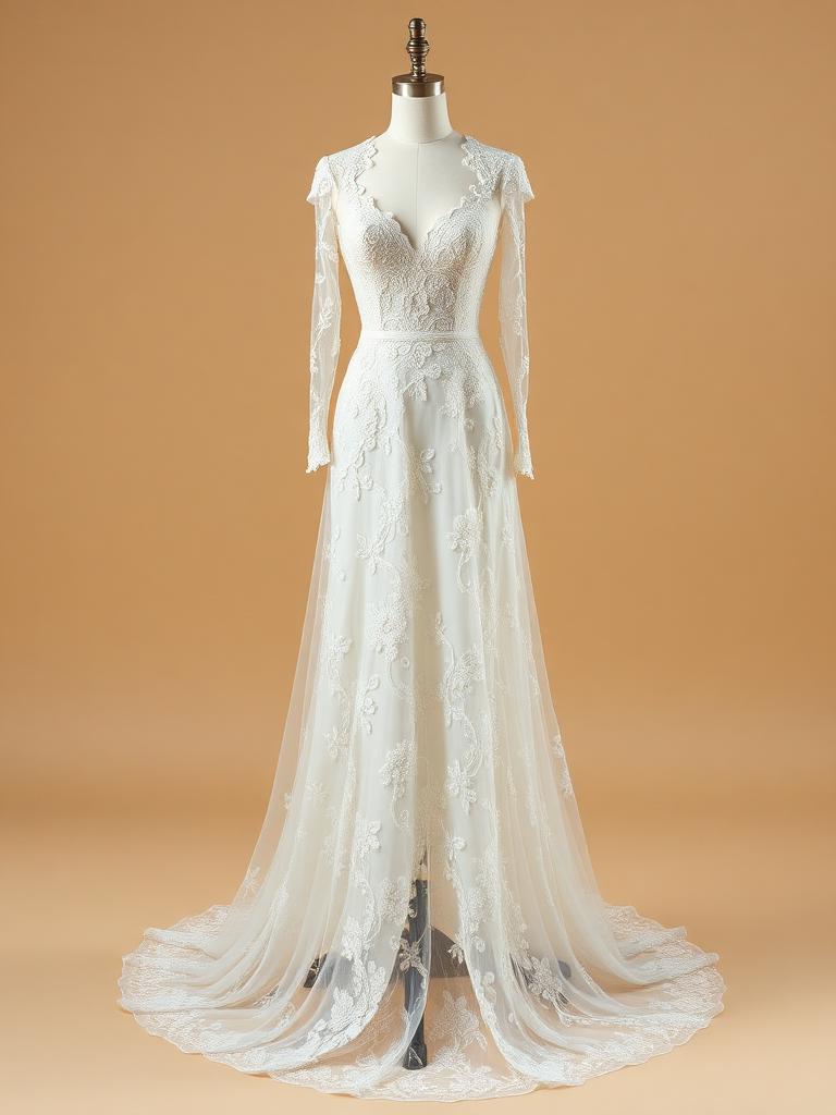 Vestido de noiva Éternel - Renda Francesa