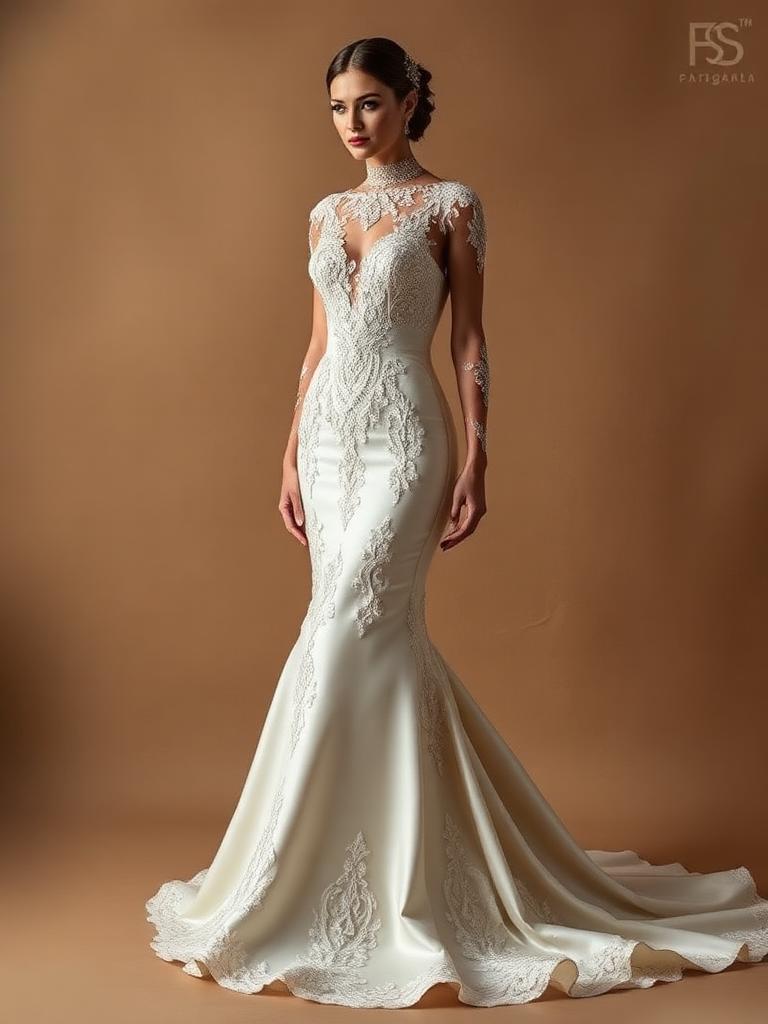 Vestido de noiva Sirène - Sereia · Pérolas